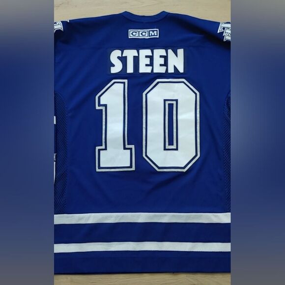 Vtg 2000s NHL Toronto Maple Leafs Alexander Steen #10 CCM Jersey XL - Picture 8 of 9
